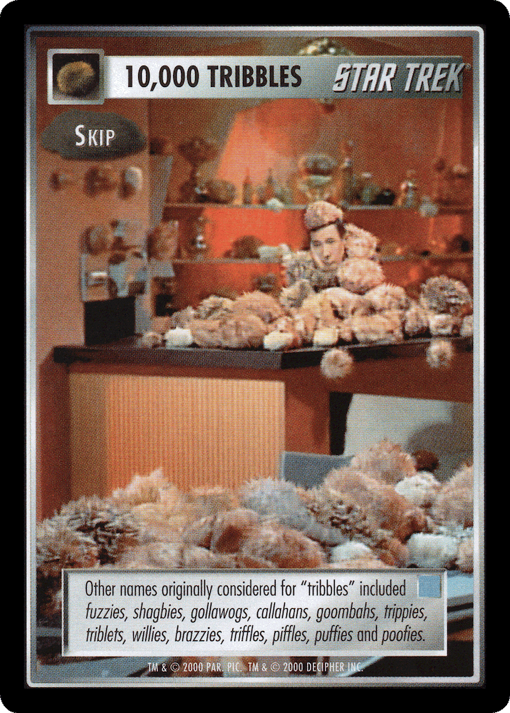 10,000 Tribbles - Skip (Blue)